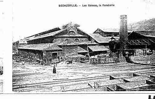 Ville de DECAZEVILLE Carte postale ancienne