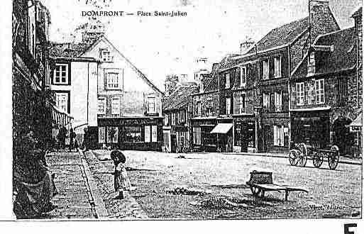 Ville de DOMFRONT Carte postale ancienne