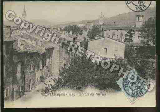 Ville de DRAGUIGNAN Carte postale ancienne