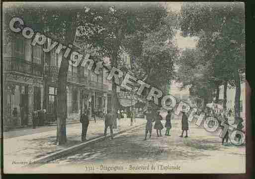 Ville de DRAGUIGNAN Carte postale ancienne