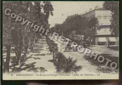 Ville de DRAGUIGNAN Carte postale ancienne