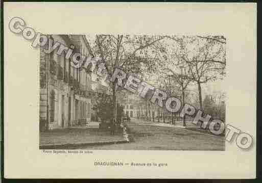 Ville de DRAGUIGNAN Carte postale ancienne