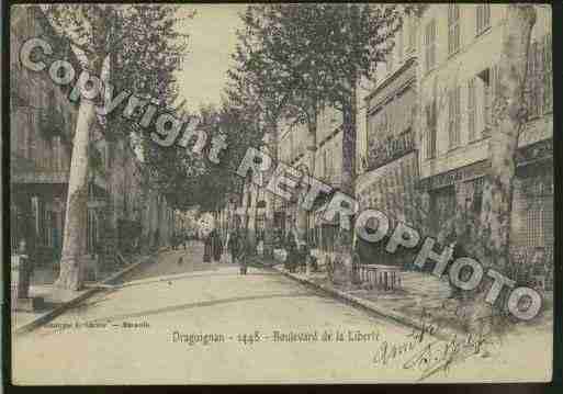 Ville de DRAGUIGNAN Carte postale ancienne