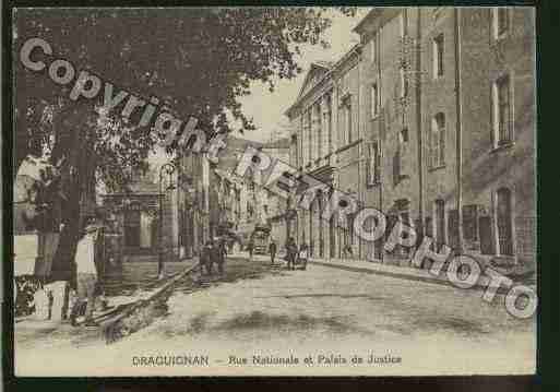 Ville de DRAGUIGNAN Carte postale ancienne