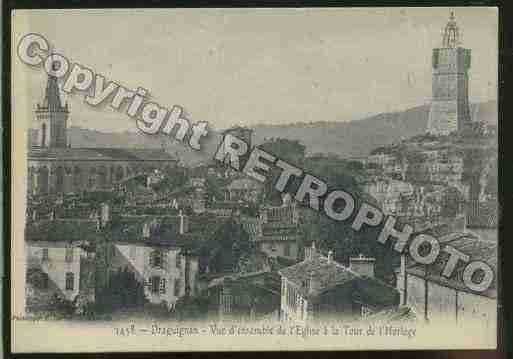 Ville de DRAGUIGNAN Carte postale ancienne