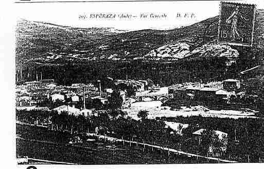 Ville de ESPERAZA Carte postale ancienne