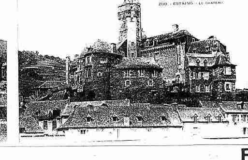 Ville de ESTAING Carte postale ancienne