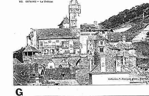 Ville de ESTAING Carte postale ancienne