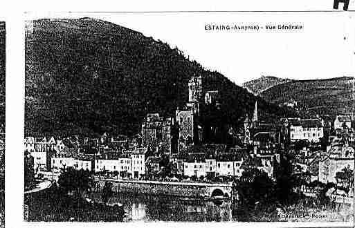 Ville de ESTAING Carte postale ancienne