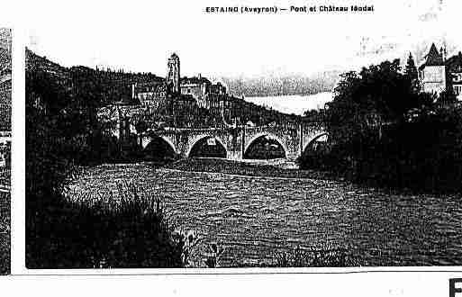 Ville de ESTAING Carte postale ancienne