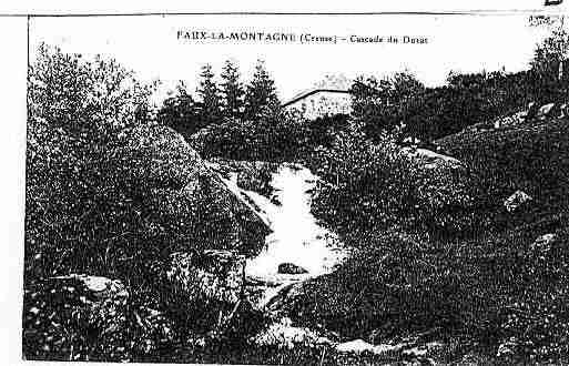 Ville de FAUXLAMONTAGNE Carte postale ancienne