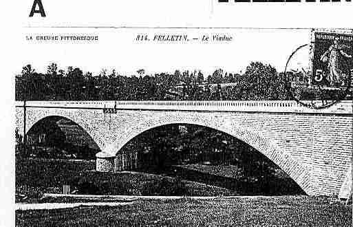 Ville de FELLETIN Carte postale ancienne