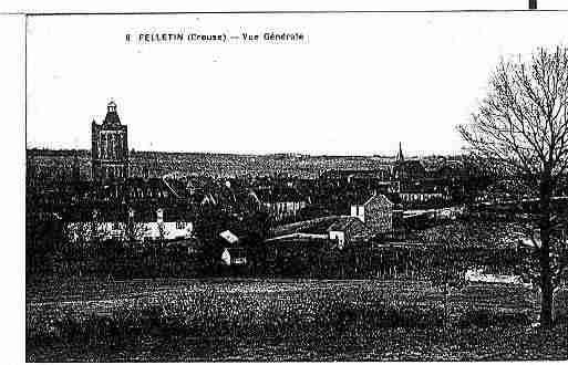 Ville de FELLETIN Carte postale ancienne