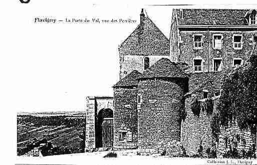 Ville de FLAVIGNYSUROZERAIN Carte postale ancienne