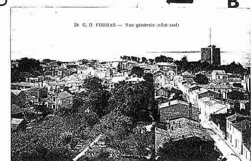 Ville de FOURAS Carte postale ancienne