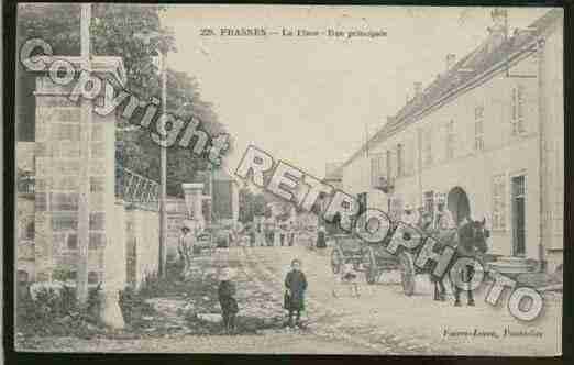 Ville de FRASNE Carte postale ancienne