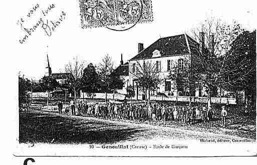 Ville de GENOUILLAC Carte postale ancienne