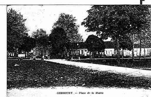 Ville de GERMIGNYL\'EXEMPT Carte postale ancienne