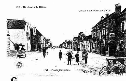 Ville de GEVREYCHAMBERTIN Carte postale ancienne