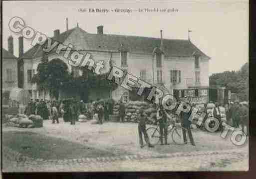 Ville de GRACAY Carte postale ancienne