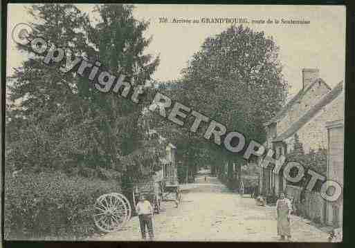 Ville de GRANDBOURG(LE) Carte postale ancienne