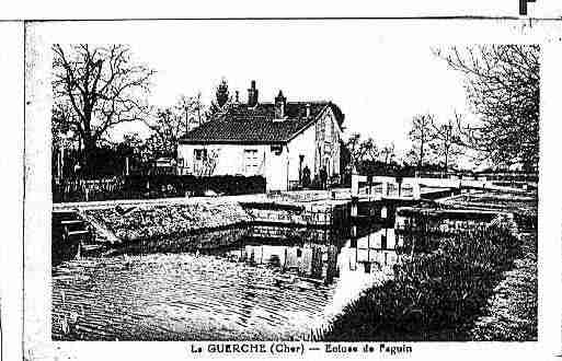 Ville de GUERCHESURL\'AUBOIS(LA) Carte postale ancienne