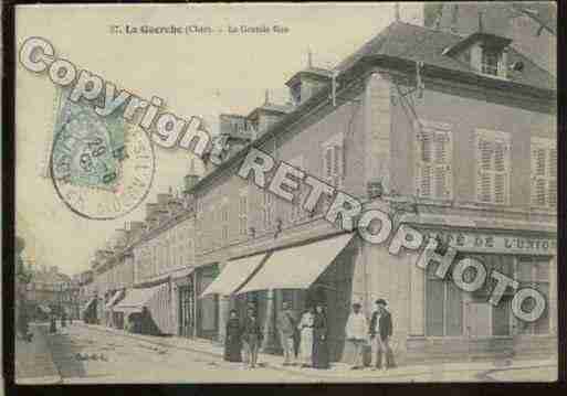 Ville de GUERCHESURL\'AUBOIS(LA) Carte postale ancienne