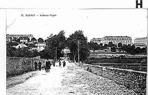 Ville de GUERET Carte postale ancienne