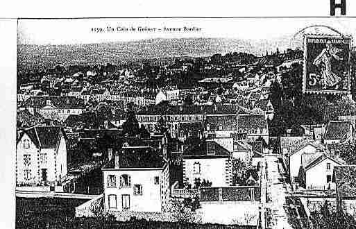 Ville de GUERET Carte postale ancienne