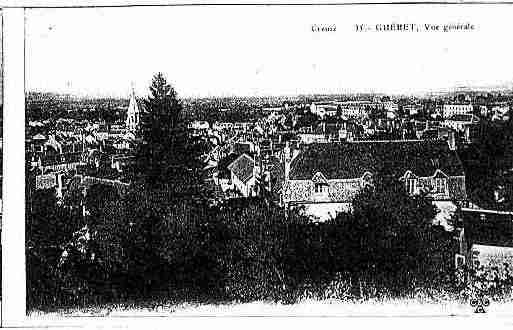 Ville de GUERET Carte postale ancienne