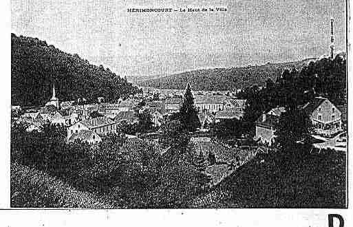 Ville de HERIMONCOURT Carte postale ancienne