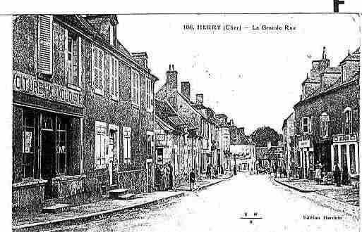 Ville de HERRY Carte postale ancienne