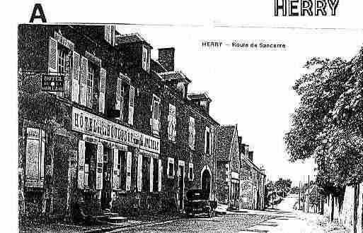 Ville de HERRY Carte postale ancienne