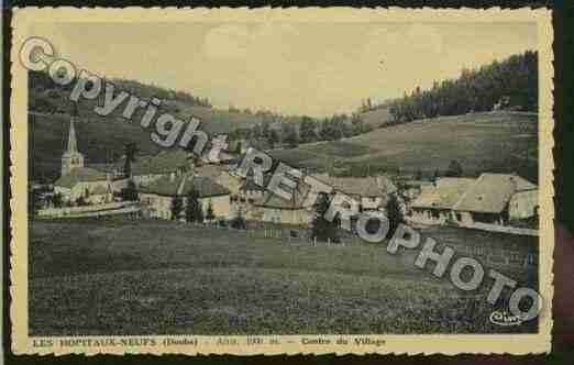 Ville de HOPITAUXNEUFS(LES) Carte postale ancienne