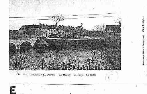 Ville de ISLESURLEDOUBS(L\') Carte postale ancienne