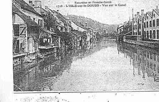 Ville de ISLESURLEDOUBS(L\') Carte postale ancienne