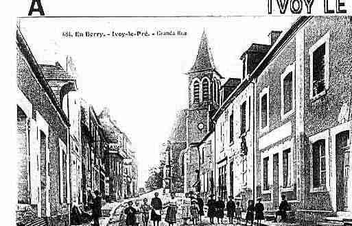 Ville de IVOYLEPRE Carte postale ancienne