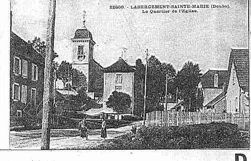 Ville de LABERGEMENTSAINTEMARIE Carte postale ancienne