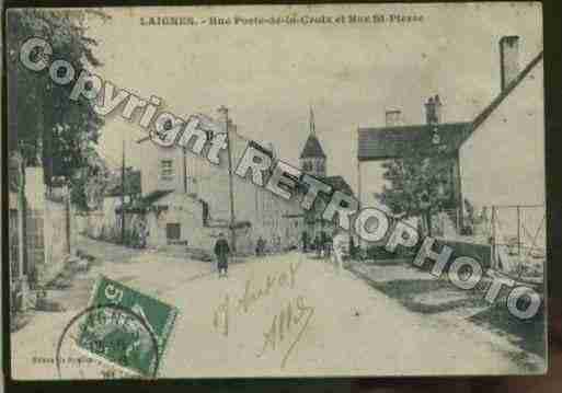 Ville de LAIGNES Carte postale ancienne