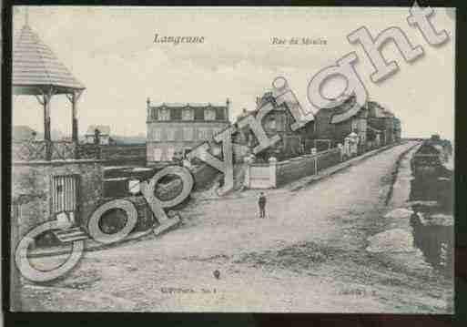 Ville de LANGRUNESURMER Carte postale ancienne