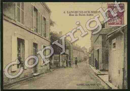 Ville de LANGRUNESURMER Carte postale ancienne