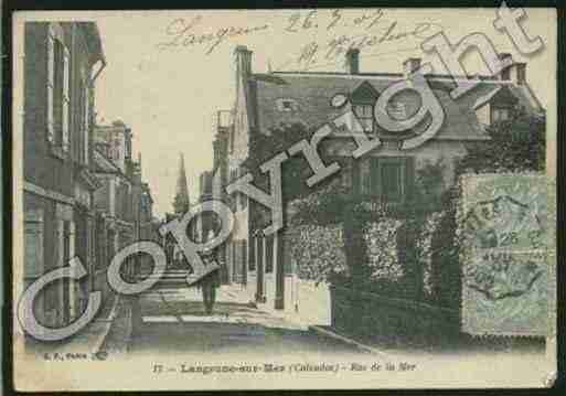 Ville de LANGRUNESURMER Carte postale ancienne