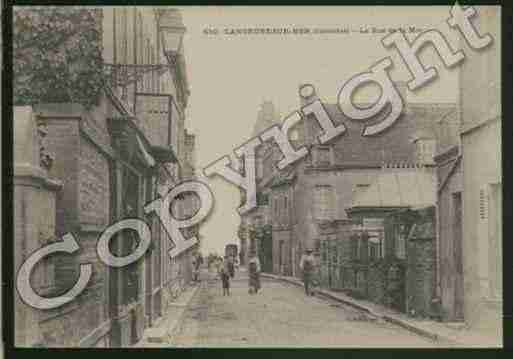 Ville de LANGRUNESURMER Carte postale ancienne