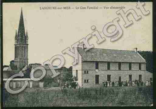 Ville de LANGRUNESURMER Carte postale ancienne