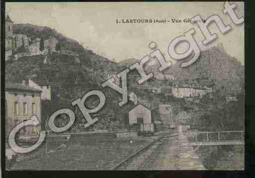 Ville de LASTOURS Carte postale ancienne