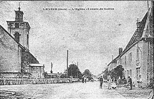 Ville de LEVIER Carte postale ancienne