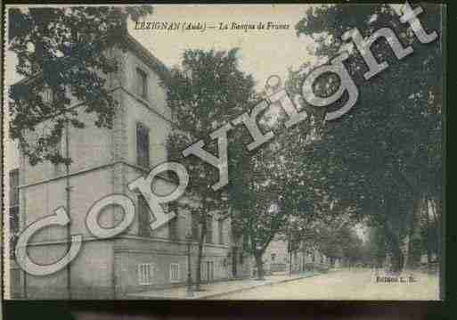 Ville de LEZIGNANCORBIERES Carte postale ancienne