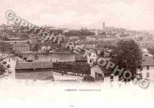 Ville de LIMOGES Carte postale ancienne