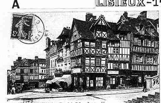 Ville de LISIEUX Carte postale ancienne