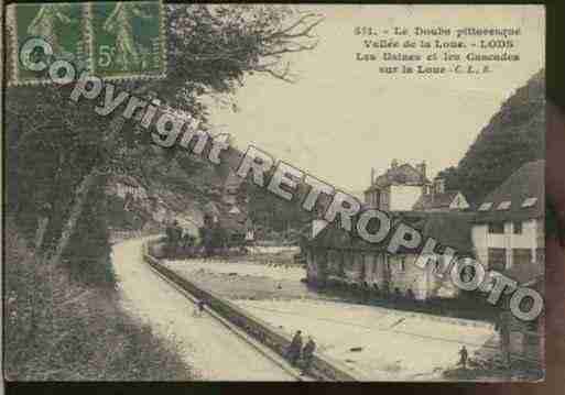 Ville de LODS Carte postale ancienne